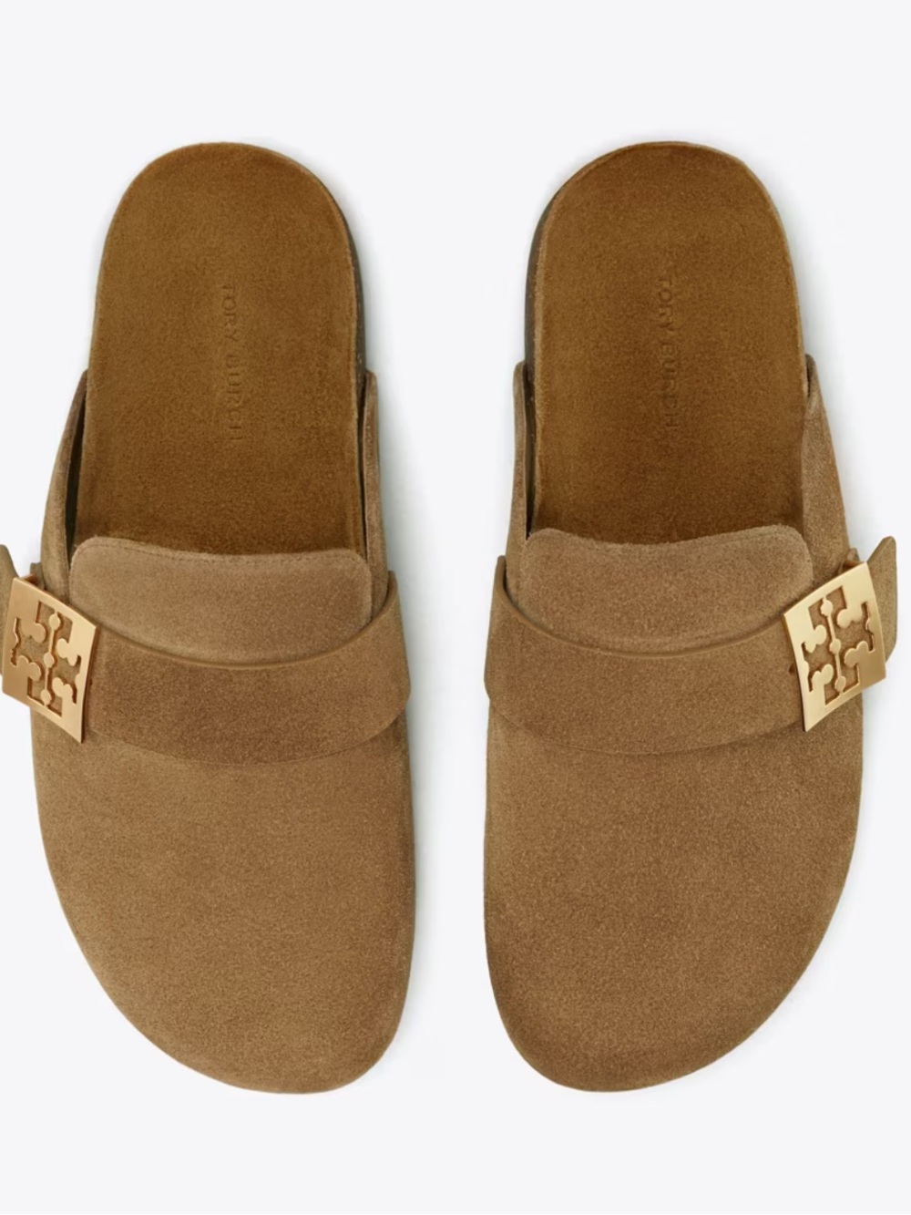 TORY BURCH Mellow Mule Suede Clogs Slip Ons - Picture 3 of 11